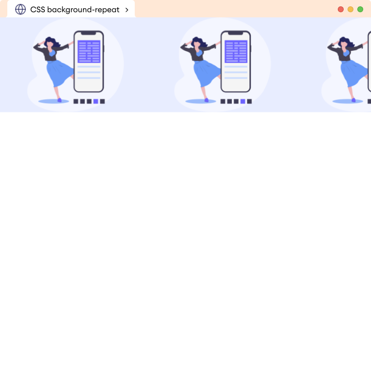 CSS Background Repeat-X Example Description